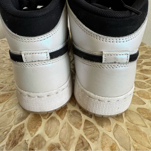 Nike Jordan 1 Mid Diamond Shorts Sneakers size 5.5Y - Picture 7 of 11